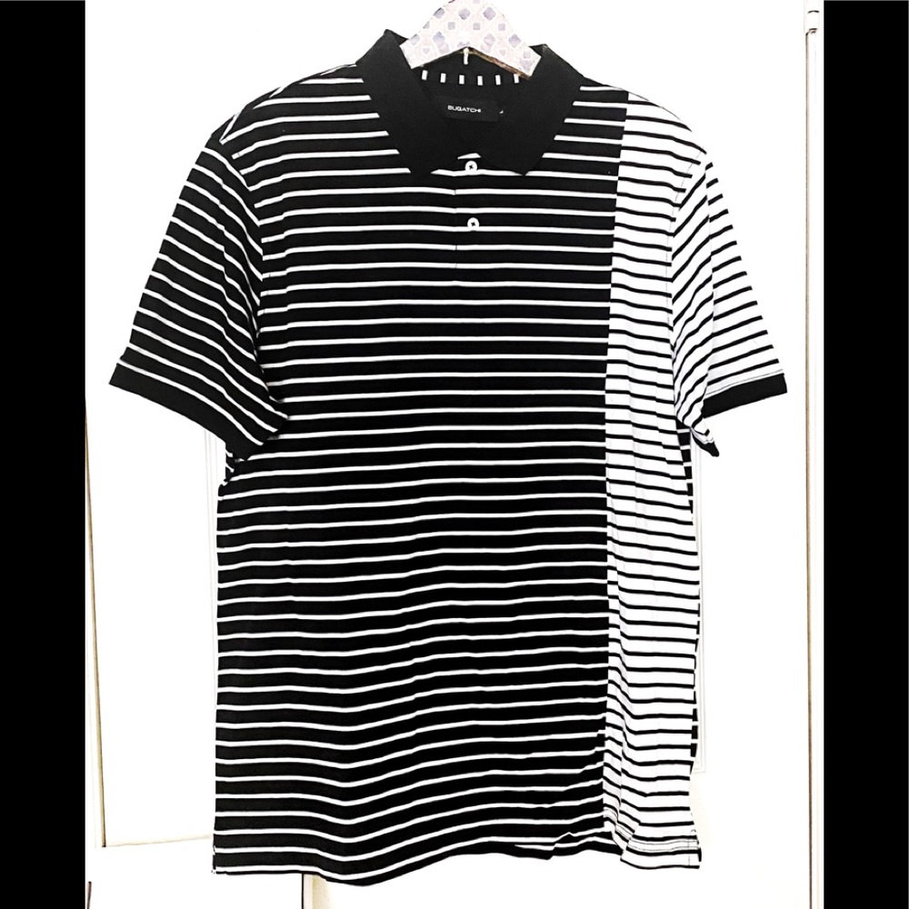 Bugatchi Large men’s striped shirt